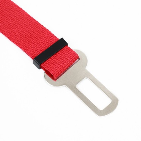 Car seat belt for dogs, 70 x 2.5 cm, red-1