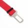 Car seat belt for dogs, 70 x 2.5 cm, red