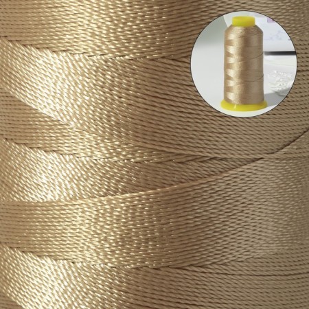 Shoe threads, 500D/3, 600 m, beige color-1