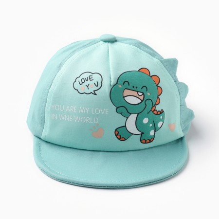 Cap "baseball cap" children, green color, size 44-46-1
