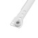 Roller guides tundra, l = 500 mm, thickness 0.8 mm, white, 2 pcs.