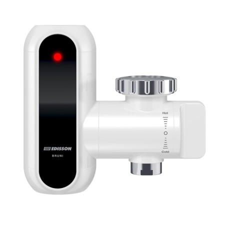 Edisson Bruni 3500 water heater, flowing, 3500 watts, white-black-1