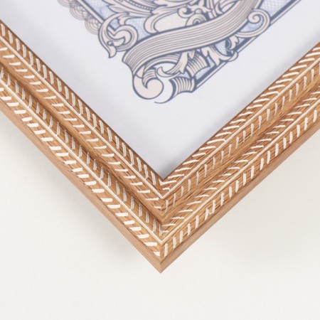 Photo frame Plastic format A4 "Double Spit" wheat 23.4x32.1x1.1 cm-2