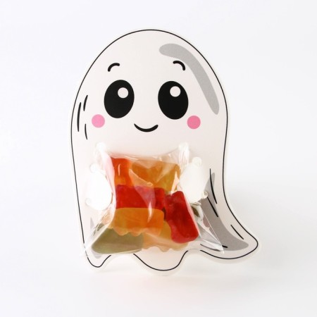Package for sweets, confectionery packaging, "Ghost", 11 x 6 cm