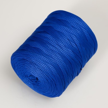 Knitting cord 100% polyester 5 mm cylinder, 180 g, 140 m 20 - blue-1