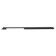 Cappio bracket handle, aluminum, m/o 576 mm, black color with gray insert