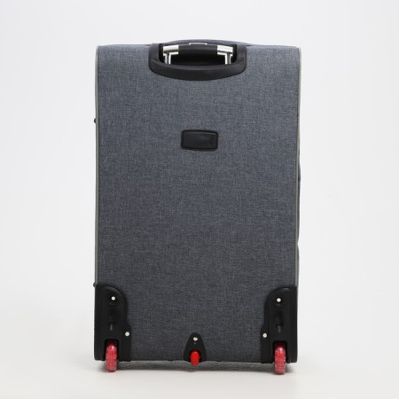 Big suitcase 28 ", lightning department, code castle, 3 wheels, 2 outer pockets, color gray color-6