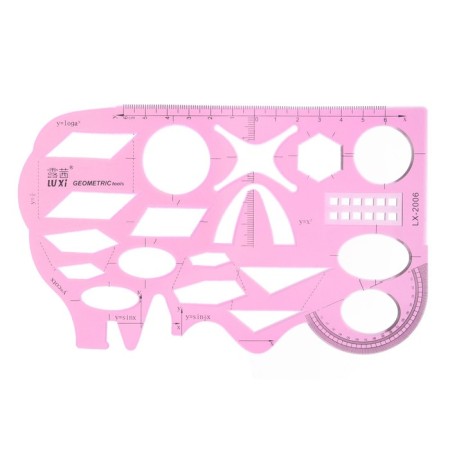 Stencil Plastic Figure Mix in a package-5