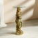 Decorative table "Girl with birds" gold 38x38x80 cm