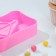 Form for ice cream Daulay "watermelon lobe", silicone, 14 × 7.5 × 2.5 cm, pink color