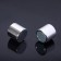 Magnetic lock lock, l = 20 mm, d (internal) = 9 mm, (set 2 pcs.), Silver color