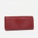 Women's wallet on the button, red color