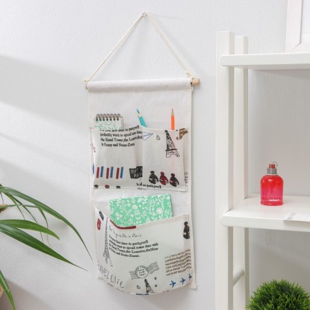 ORGANIZER OF ORGANIZATION with pockets, 3 departments, 25 × 48 cm, design mix