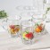 Glass Glass "Tropical Fruits", 300 ml, MIX drawing