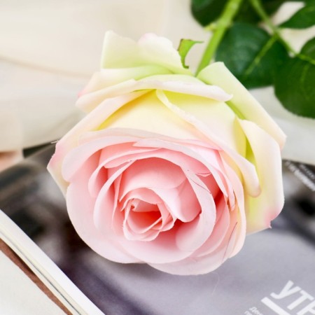 Artificial flowers "Rose Expression" 9,5x66 cm, pink-1