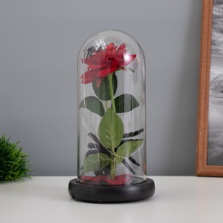 Halloween Light Sobe "Spider with Rose" 1.5W, LED, 3XAAA, Black USB 11x11x21cm-2