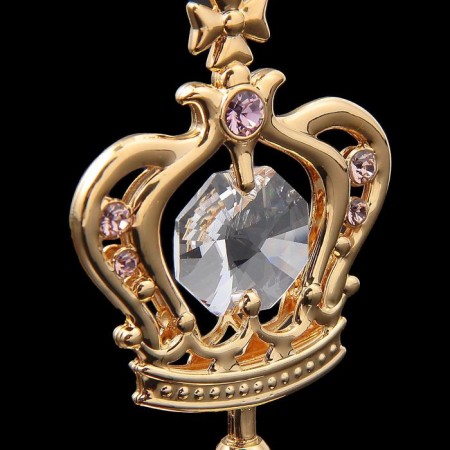 Souvenir "Crown", 3 × 3.5 × 5.5 cm, with crystals-2