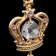 Souvenir "Crown", 3 × 3.5 × 5.5 cm, with crystals