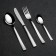 Set of dining room "Triumph", 24 items, thickness 2 mm, decorative box, silver color
