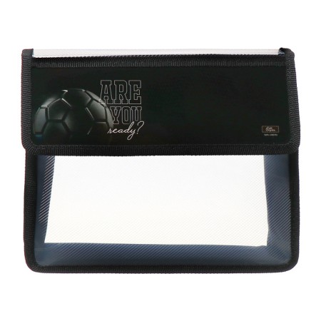 A5 notebook folder (230 x 190 x 50 mm), with Velcro valve, plastic/textiles, calligrata, "ball"