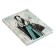 Notepad A7, 64 sheets in the cell "Fashionista", solid cover, offset unit
