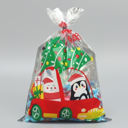 Plastic package "Bright NG", 20 x 30 cm, New Year-1