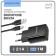 Network charger Borofone BA53A, 2XUSB, 2.1 A, Type-C cable, black