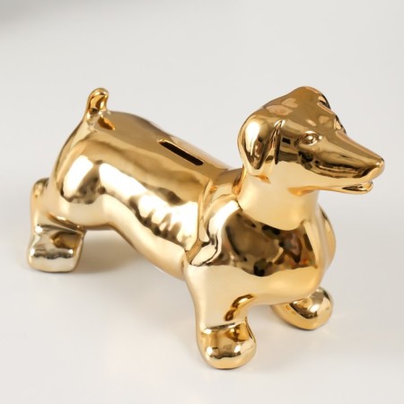 Pigger Ceramics "Golden Dachshund" 24.510.5x16.5 cm-4