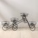 Flower stand "Fialka-4", d = 16 cm, black color