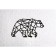 Wooden interior puzzle "Bear"