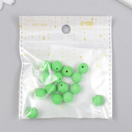 Busina silicone "Round" green grass d = 0.9 cm-2