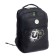 School backpack, 39 x 26 x 19 cm, Grizzly, ergonomic back, laptop department, black