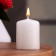Candle - cylinder, 4x5cm, 7 hours, 47 g, ivory
