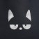 Bag Schoper "Cat", 35*0.5*40, print with sparkles, without lining, black