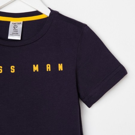 T-shirt Children's KAFTAN "Boss Man" R.34 (122-128), gray-8