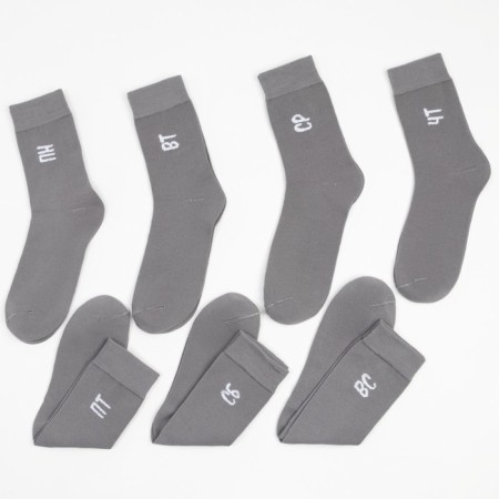A set of men's socks KAFTAN "Socks with respect" 7 pairs, rr 41-44 (27-29 cm)-1