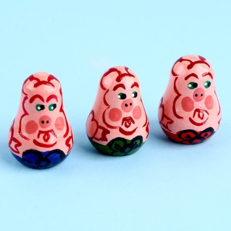 Finger Theater "Three Piglets"-2