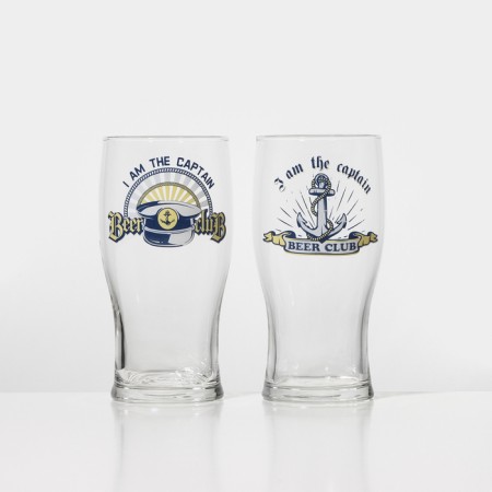 Glass glass for beer "Tyulip. Captain ", 570 ml, mix-4