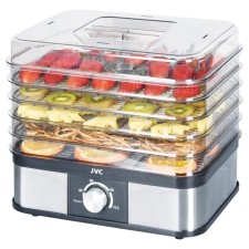 Sushilka for vegetables and fruits JVC JK-FD751, 245 W, 6 levels, silver-black