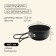 Set of tourist utensils Maclay: gas stove, 2 pots, sponge-lufa