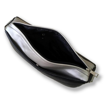 Women's bag Afina Black-Serebly with belt-2