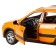 Metal Lada Granta Cross 1:24, doors, hood, trunk, light and sound effects open, orange color