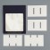 Box for sweets, confectionery packaging, 9 cells, “real man”, 14.5 x 14.5 x 3.5 cm