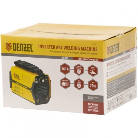 Denzel DS-160 Compact, MMA, 160 A, PV 70%, diam. El. 1.6-3.2 mm-3