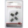 Caps for nipples, hexagonal, 4 pcs, titanium