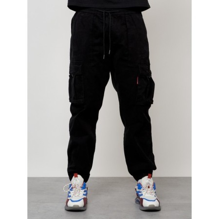 Cargo jeans, size 44-46, black color-2
