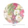 The tablecloth “Flower picture”, round, Saten, d = 150 cm