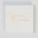 Chocolate box, confectionery packaging, “with love”, with a window, 10.2 x 1.4 x 10.2 cm