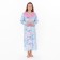 Night shirt female, blue color, size 56