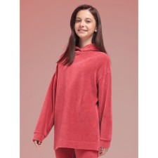 Худи для девочки Pelican, рост 122 см, цвет красный